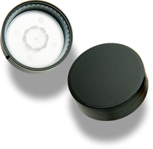 Load image into Gallery viewer, Child-resistant Cap - Terpene Optimization 53 mm - Black (SOLD IN CANADA ONLY)
