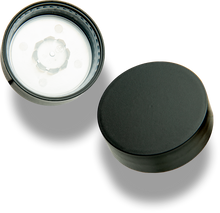 Load image into Gallery viewer, Child-resistant Cap - Terpene Optimization 53 mm - Black (SOLD IN CANADA ONLY)