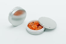 Load image into Gallery viewer, Edibles child resistant tin 50ml or 1.7oz capacity